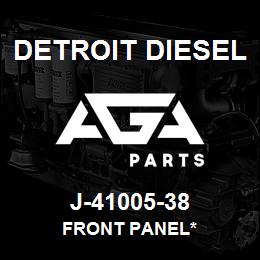 J-41005-38 Detroit Diesel Front Panel* | AGA Parts