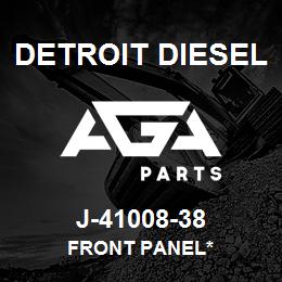 J-41008-38 Detroit Diesel Front Panel* | AGA Parts