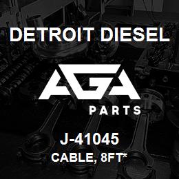 J-41045 Detroit Diesel Cable, 8Ft* | AGA Parts