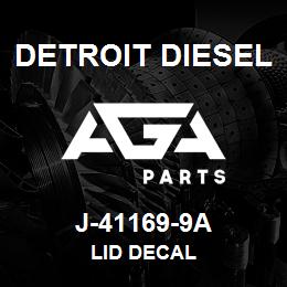 J-41169-9A Detroit Diesel Lid Decal | AGA Parts