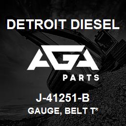 J-41251-B Detroit Diesel Gauge, Belt T* | AGA Parts