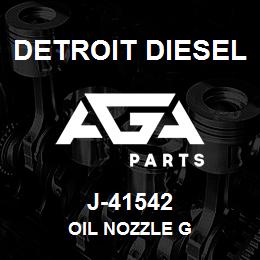 J-41542 Detroit Diesel Oil Nozzle G | AGA Parts