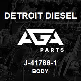 J-41786-1 Detroit Diesel Body | AGA Parts