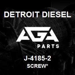 J-4185-2 Detroit Diesel Screw* | AGA Parts