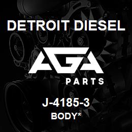 J-4185-3 Detroit Diesel Body* | AGA Parts