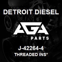 J-42264-4 Detroit Diesel Threaded Ins* | AGA Parts