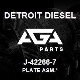 J-42266-7 Detroit Diesel Plate Asm.* | AGA Parts