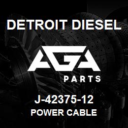 J-42375-12 Detroit Diesel Power Cable | AGA Parts