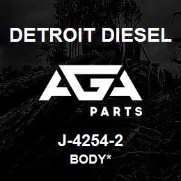 J-4254-2 Detroit Diesel Body* | AGA Parts