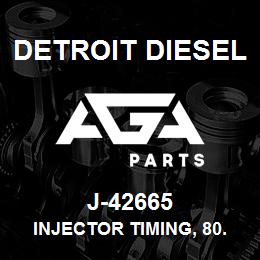 J-42665 Detroit Diesel Injector Timing, 80.3mm* | AGA Parts