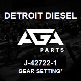 J-42722-1 Detroit Diesel Gear Setting* | AGA Parts