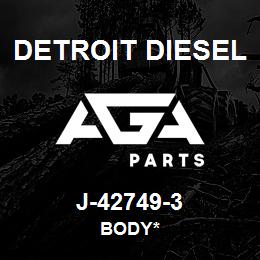 J-42749-3 Detroit Diesel Body* | AGA Parts