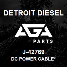 J-42769 Detroit Diesel DC Power Cable* | AGA Parts