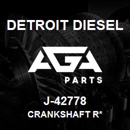 J-42778 Detroit Diesel Crankshaft R* | AGA Parts