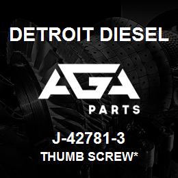 J-42781-3 Detroit Diesel Thumb Screw* | AGA Parts