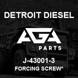 J-43001-3 Detroit Diesel Forcing Screw* | AGA Parts