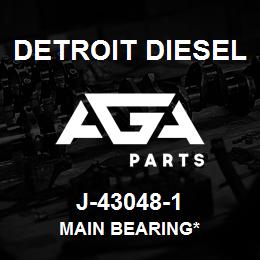 J-43048-1 Detroit Diesel Main Bearing* | AGA Parts