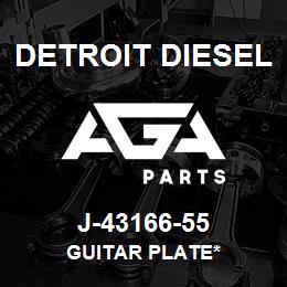 J-43166-55 Detroit Diesel Guitar Plate* | AGA Parts