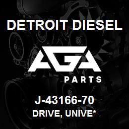 J-43166-70 Detroit Diesel Drive, Unive* | AGA Parts