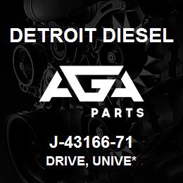 J-43166-71 Detroit Diesel Drive, Unive* | AGA Parts