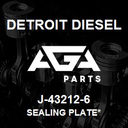 J-43212-6 Detroit Diesel Sealing Plate* | AGA Parts