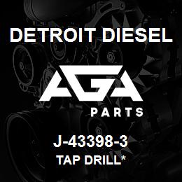 J-43398-3 Detroit Diesel Tap Drill* | AGA Parts