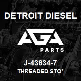 J-43634-7 Detroit Diesel Threaded Sto* | AGA Parts