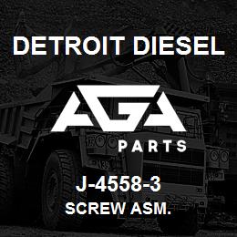 J-4558-3 Detroit Diesel Screw Asm. | AGA Parts