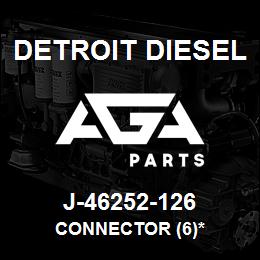 J-46252-126 Detroit Diesel Connector (6)* | AGA Parts