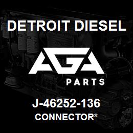 J-46252-136 Detroit Diesel Connector* | AGA Parts