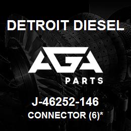 J-46252-146 Detroit Diesel Connector (6)* | AGA Parts