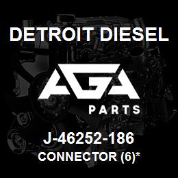 J-46252-186 Detroit Diesel Connector (6)* | AGA Parts