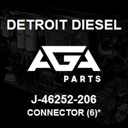 J-46252-206 Detroit Diesel Connector (6)* | AGA Parts