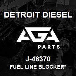 J-46370 Detroit Diesel Fuel Line Blocker* | AGA Parts