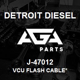 J-47012 Detroit Diesel VCU Flash Cable* | AGA Parts