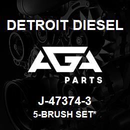 J-47374-3 Detroit Diesel 5-Brush Set* | AGA Parts