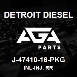 J-47410-16-PKG Detroit Diesel Inl-Inj. Rr | AGA Parts