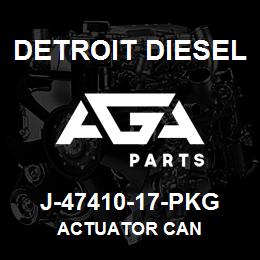 J-47410-17-PKG Detroit Diesel Actuator Can | AGA Parts