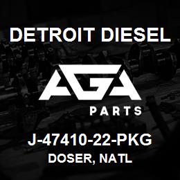 J-47410-22-PKG Detroit Diesel Doser, Natl | AGA Parts