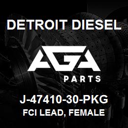 J-47410-30-PKG Detroit Diesel FCI Lead, Female | AGA Parts