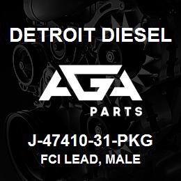 J-47410-31-PKG Detroit Diesel FCI Lead, Male | AGA Parts