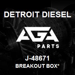 J-48671 Detroit Diesel Breakout Box* | AGA Parts