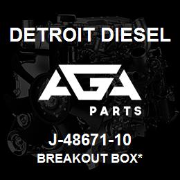 J-48671-10 Detroit Diesel Breakout Box* | AGA Parts