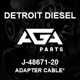 J-48671-20 Detroit Diesel Adapter Cable* | AGA Parts