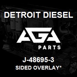 J-48695-3 Detroit Diesel Sided Overlay* | AGA Parts