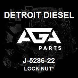 J-5286-22 Detroit Diesel Lock Nut* | AGA Parts