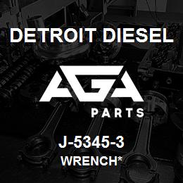 J-5345-3 Detroit Diesel Wrench* | AGA Parts