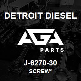 J-6270-30 Detroit Diesel Screw* | AGA Parts