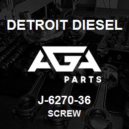 J-6270-36 Detroit Diesel Screw | AGA Parts