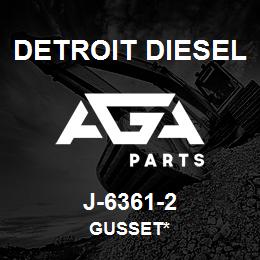 J-6361-2 Detroit Diesel Gusset* | AGA Parts